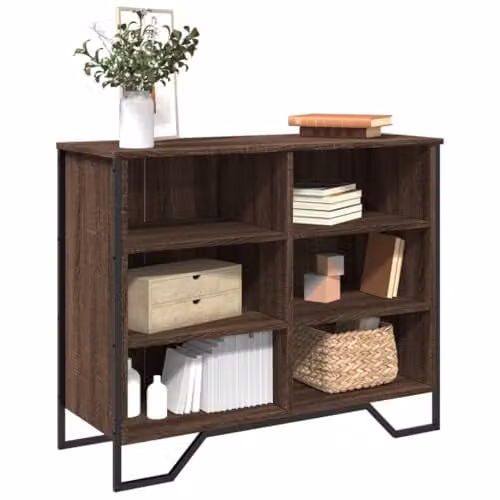 vidaXL Modern Sideboard in Brown, W/D/H: 91 x 35.5 x 74.5 cm – 3
