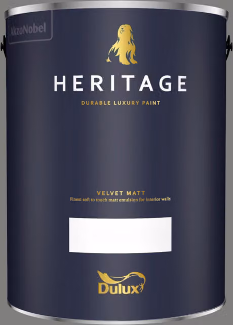 Dulux Trade Heritage Matt Paint in Lead Grey, 5 l