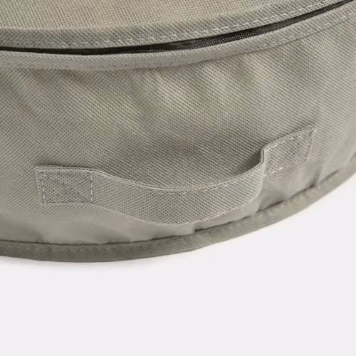 OHS Grey Waterproof Wreath Storage Bag with Carry Handles and Zip, Diameter: 45 cm – 2
