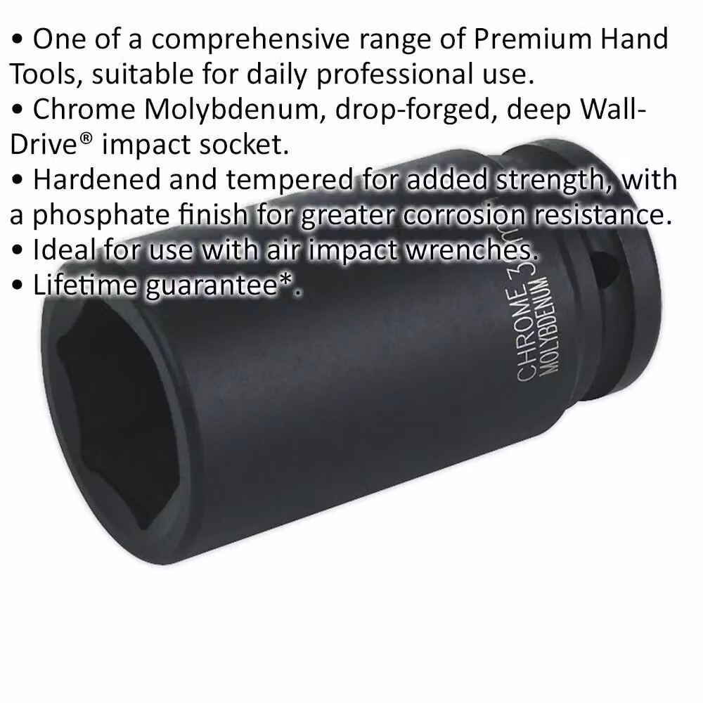 Loops 32mm Forged Deep Impact Socket 3/4 Inch Square Drive Chromoly Wrench Socket – 2