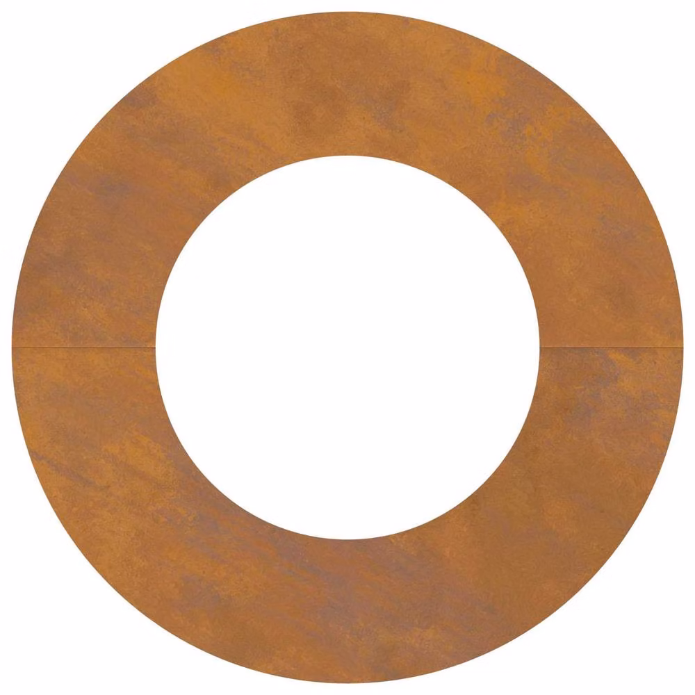 Berkfield Home Lush Corten Steel Planter, Brown, Diameter: 70 cm – 2