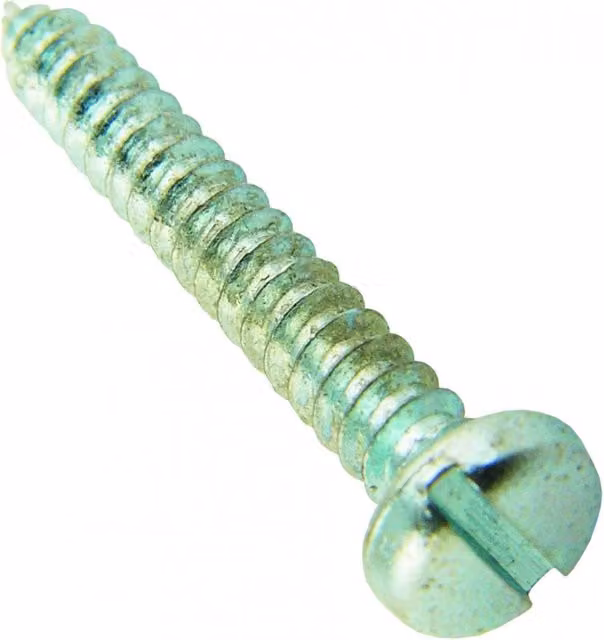 PBSL Group Pan Head Self Tapping Screws, No.10 x 1 1/2 inch, Green, Box of 200