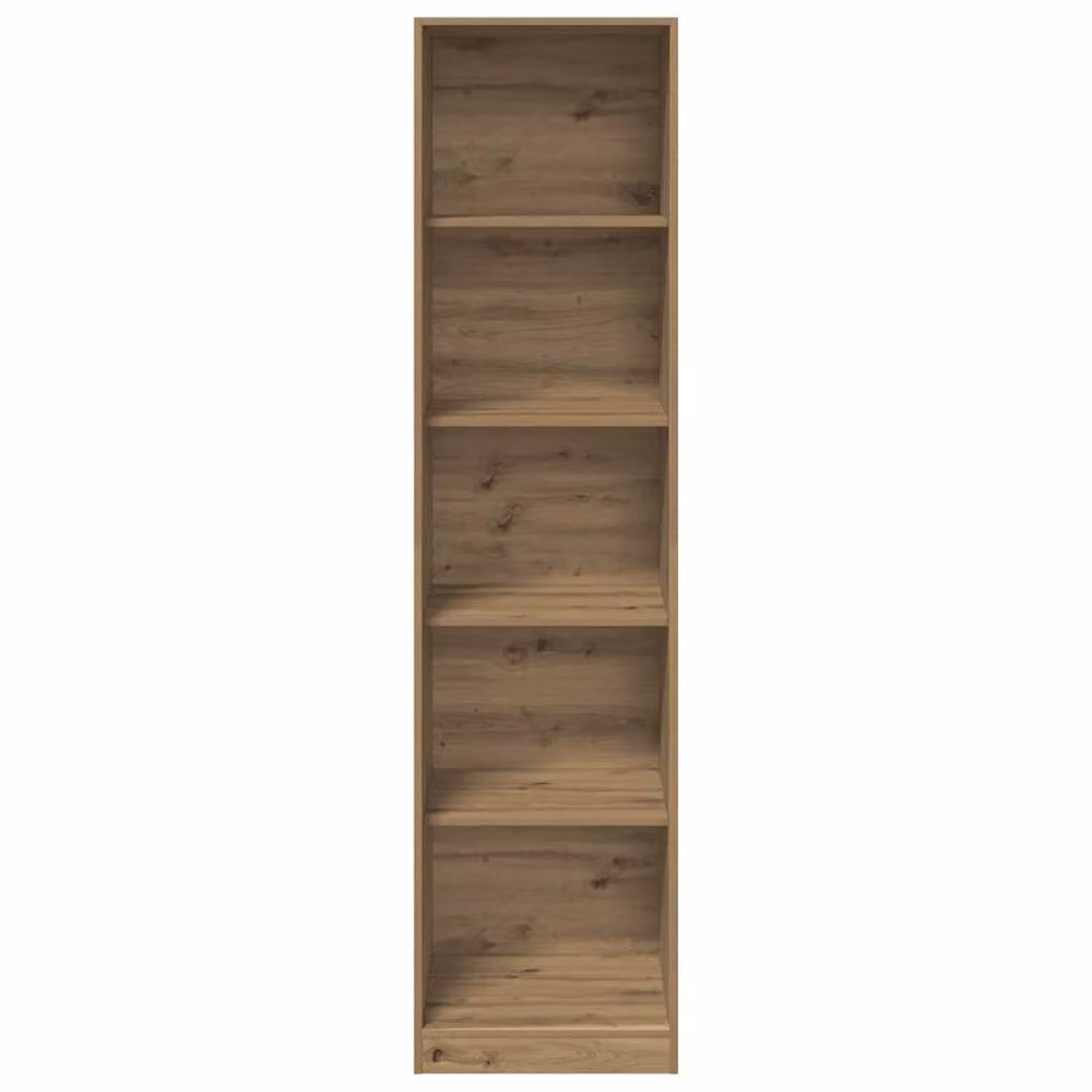 Berkfield Home Artisan Oak Wardrobe in Brown, W/D/H: 50 x 50 x 200 cm – 3