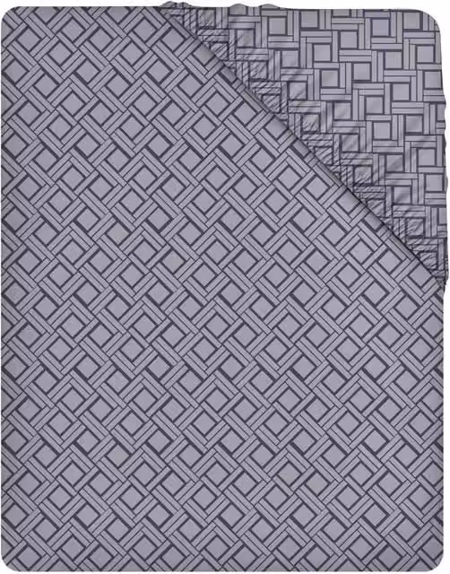 Grace Luxury Charcoal Microfibre Extra Deep Pocket Fitted Sheet, Size: 140 x 200 cm, Depth: 40 cm