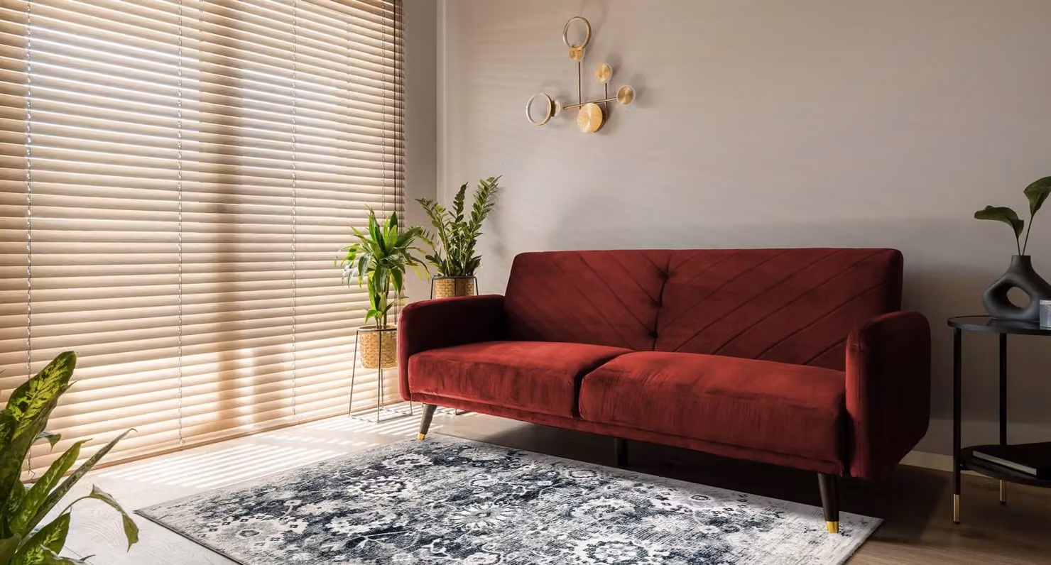 RugsX Distin Oriental Modern Blue Rectangular Rug, W: 80 cm, L: 150 cm – 2