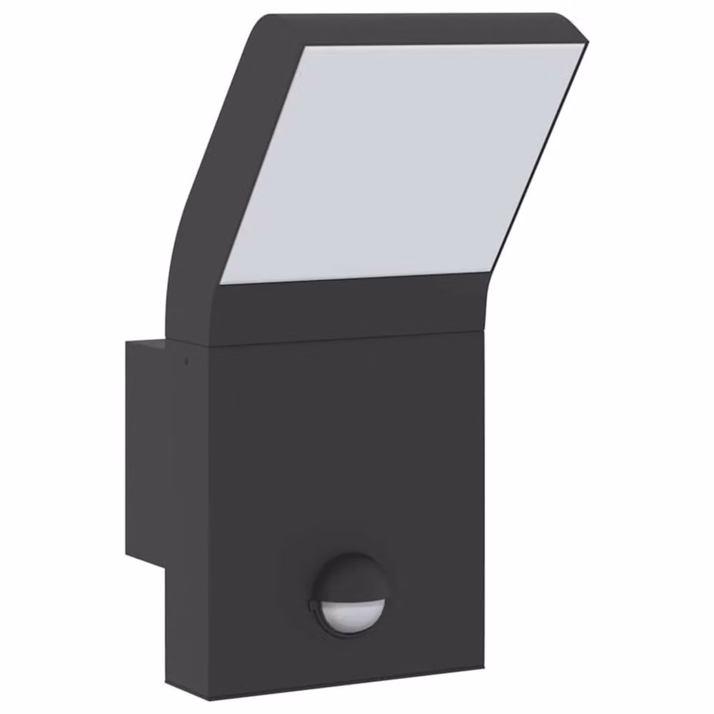 Berkfield Home Outdoor LED Wall Lights with Motion Sensor and Timer, 2-Piece Set, Black Die-cast Aluminium – 3
