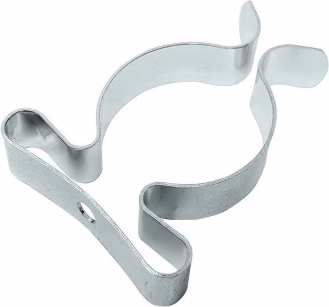 Forgefix Zinc Plated Tool Clips, Silver, 25 Pack