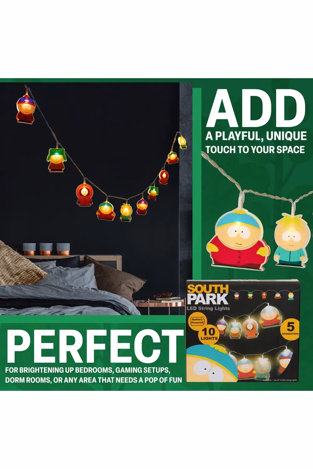 South Park Multicolour Christmas String Lights – 3