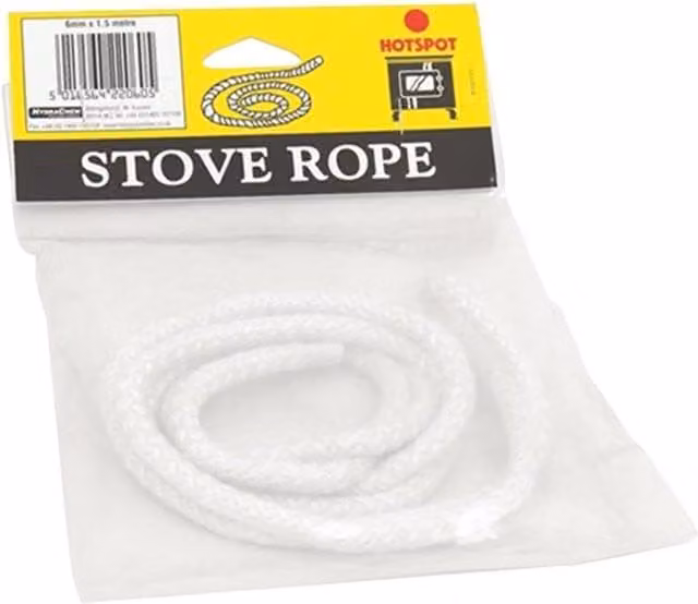 Hotspot Stove Rope Glass in White and Multicolour
