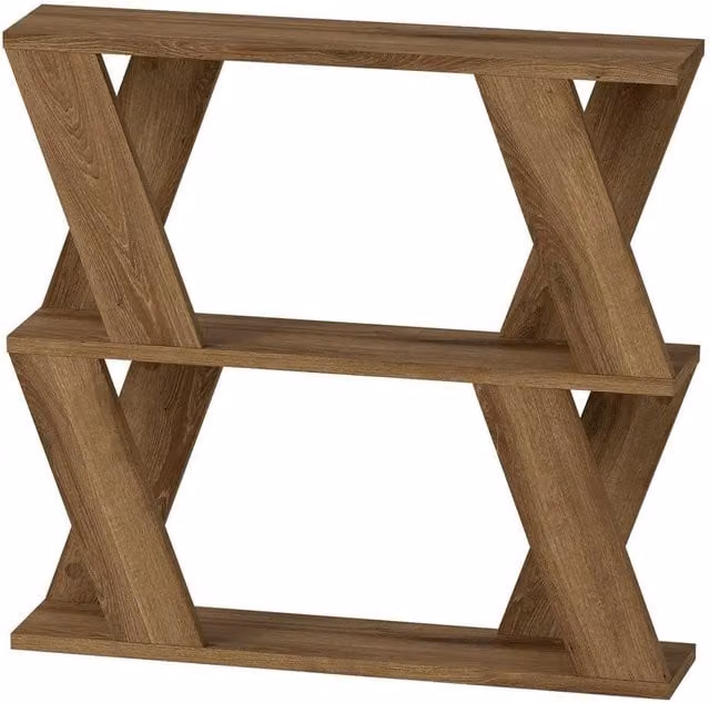 Kelvenix Slim Side Table in Dark Brown, W/D/H: 22 x 22 x 56 cm