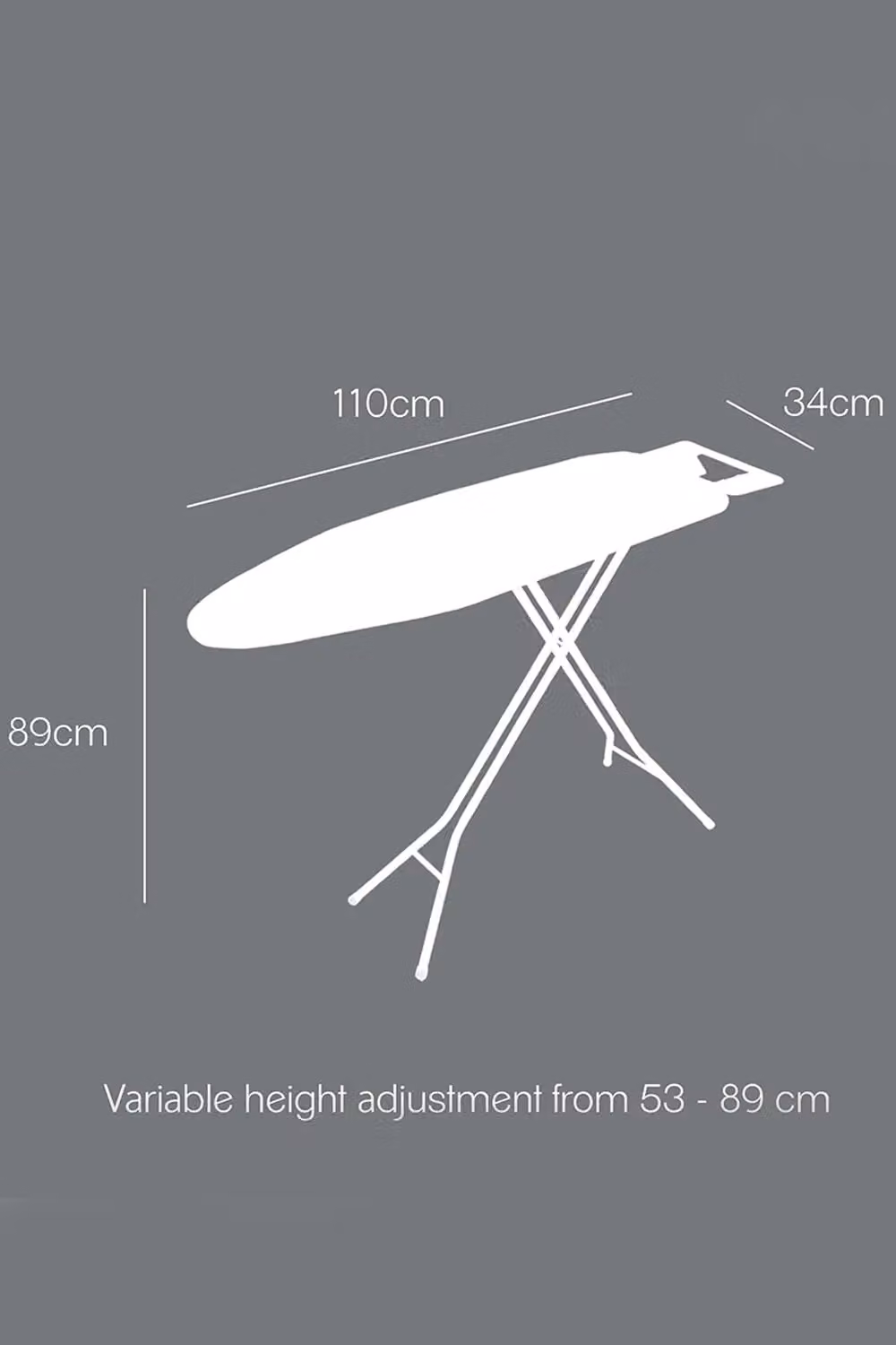 Metaltex Kuma Foldable Ironing Board in Pink – 2