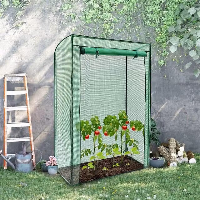 SPETLEK Slanted Green Garden Tomato Plant Growbag Cover, 0.6 m2 – 1