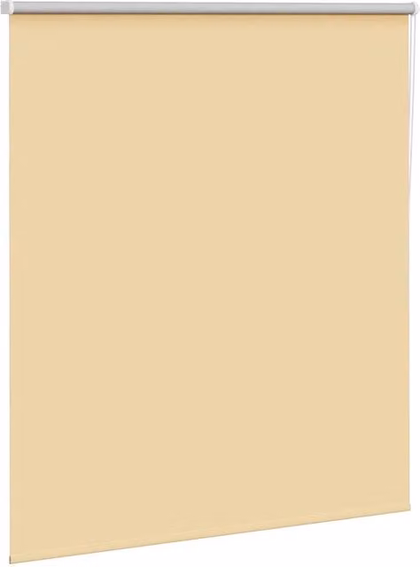 Berkfield Home Blackout Roller Blind in Beige Polyester, W: 125 cm, H: 175 cm