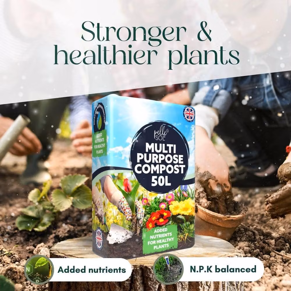 Pelle & Sol All-Purpose Potting Soil for Indoor and Outdoor Plants, 50 l – 11