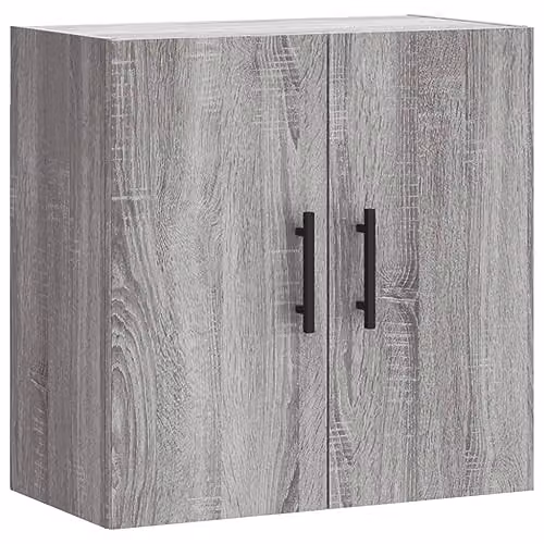 vidaXL Modern Wall Mounted Cabinet in Grey Sonoma, W/D/H: 60 x 31 x 60 cm