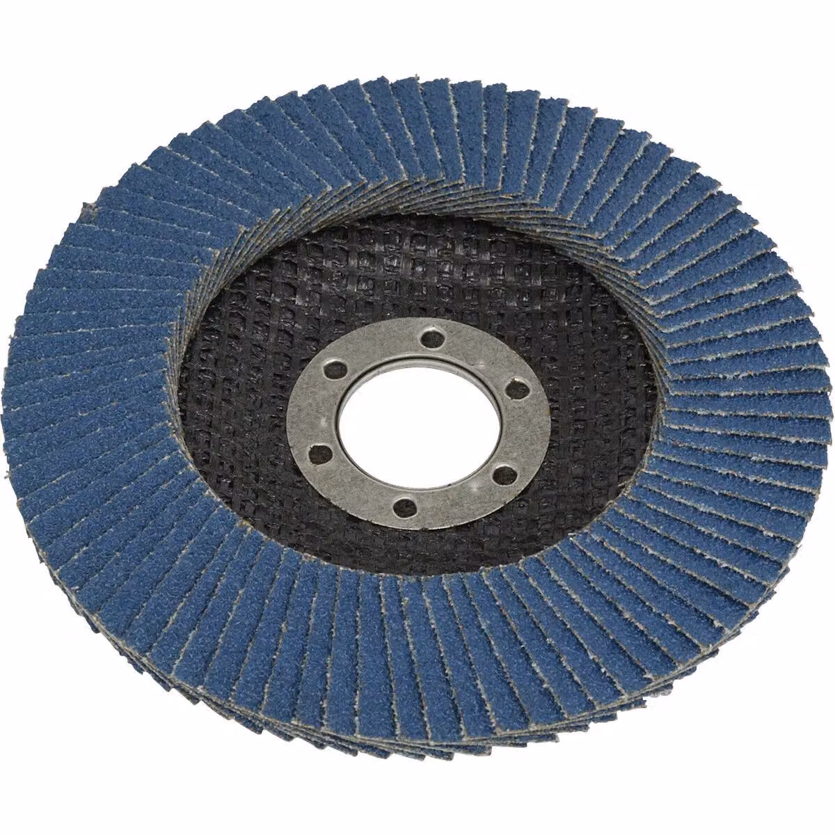 Loops 115mm Zirconium Flap Disc with 22mm Bore and 80 Grit for Angle Grinders – 3
