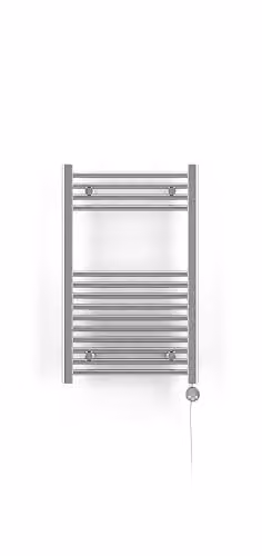 Terma Leo E Electric Towel Rail, Chrome, H 80 cm x W 50 cm, 200 Watts – 2