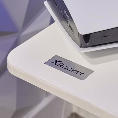 X Rocker Ascend Electric Height Adjustable Gaming Desk in White, W: 120 cm, D: 60 cm, H: 80 cm – 11