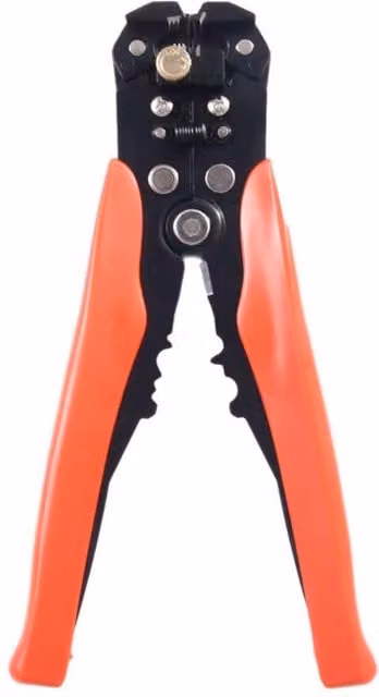 KDMD 3 in 1 Automatic Wire Stripper Crimper and Cutter in Orange and Red – 1