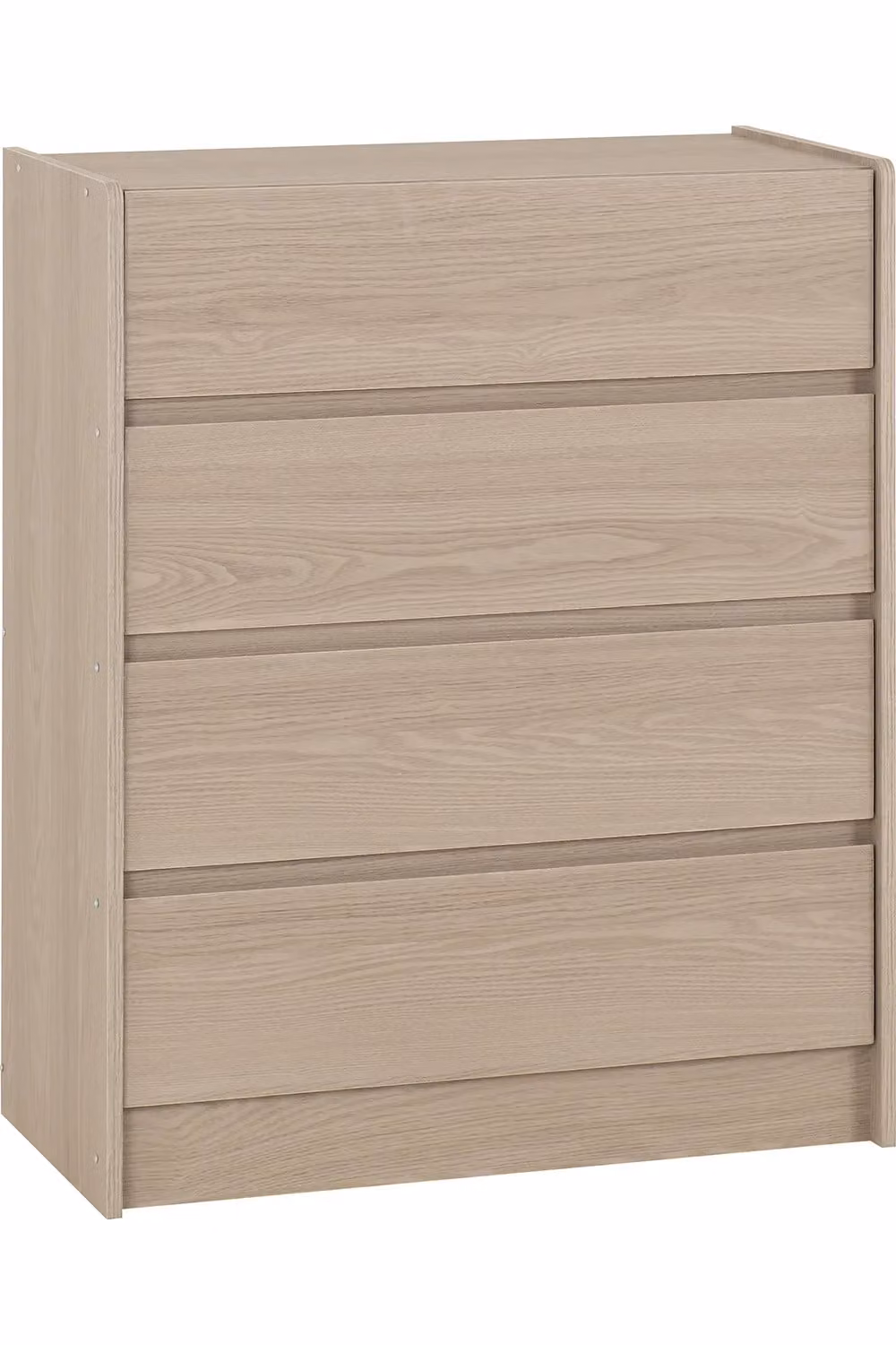 Seconique Paris 4 Drawer Chest of Drawers in Smoked Ash Grey – 3
