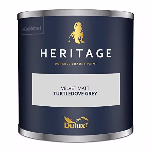 Dulux Trade Heritage Velvet Matt Emulsion Turtledove Grey, 2.5 ltr – 3