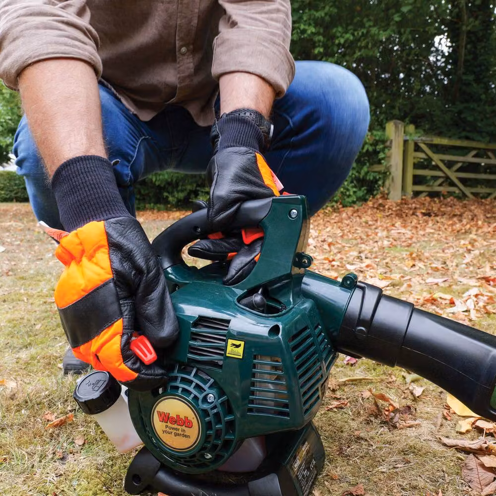 Webb 26cc Petrol Leaf Blower and Vacuum with Mulching Function in Green – 8