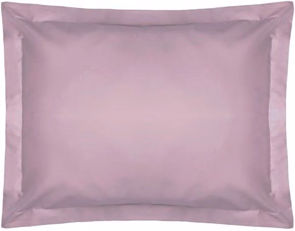 Belledorm Easy Care 200 Thread Count Cotton Polyester Percale Oxford Pillowcase in Pink