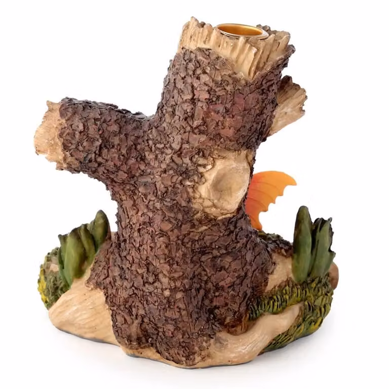 KDMD Ancient Tree Fairy Lake Backflow Incense Burner, Multicolour Tabletop Design