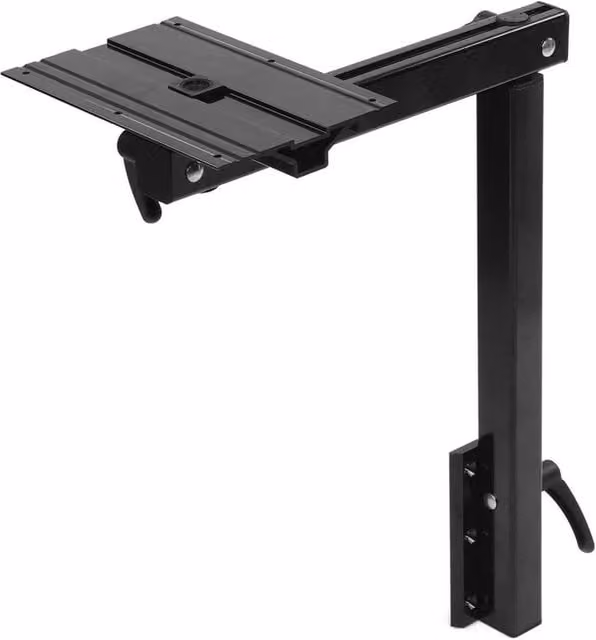 Nordara Black Aluminium Swivel Adjustable RV Table Leg with Plate – 1