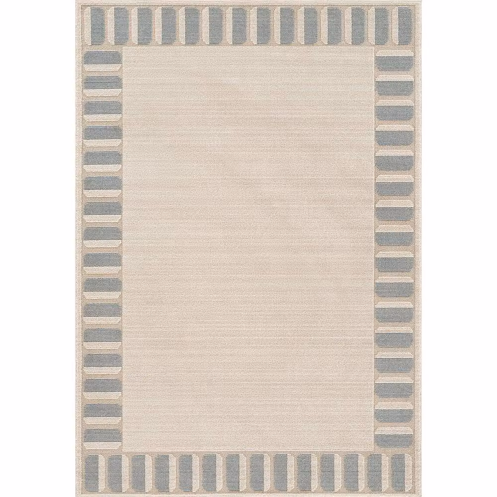 Livabliss Fifth Avenue Deco Border Rug in Blue, W/D: 200 x 275 cm – 2