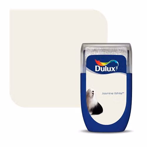 Dulux Walls and Ceilings Tester Paint, White, 30 ml