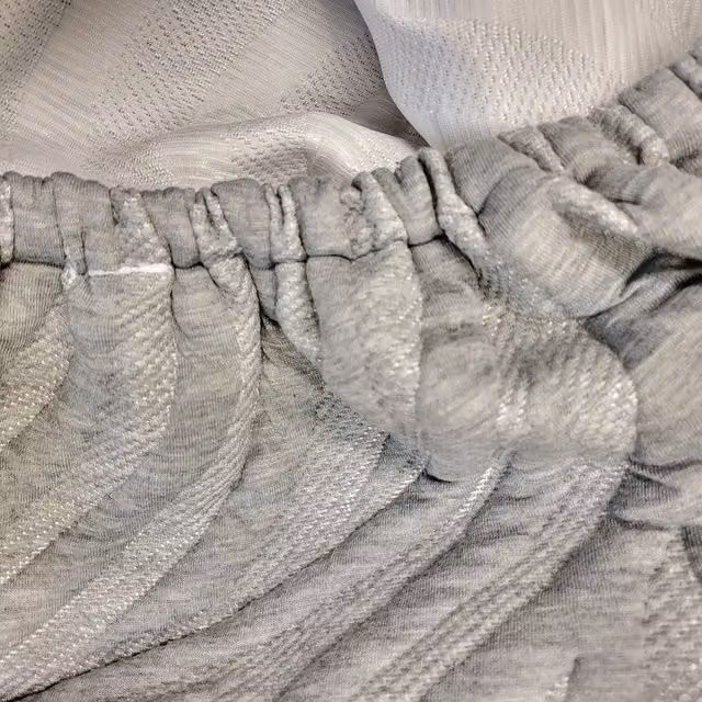 Woohoo Luxurious Grey Fitted Sheet, Single, W: 90 cm x D: 200 cm