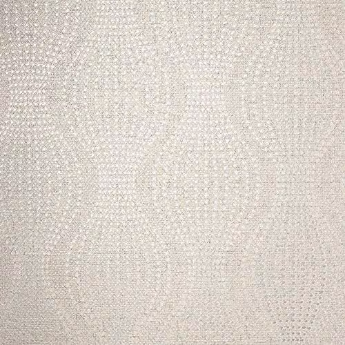 Arthouse Calico Spot Dots Neutral Metallic Embossed Textured Silver Vinyl Wallpaper