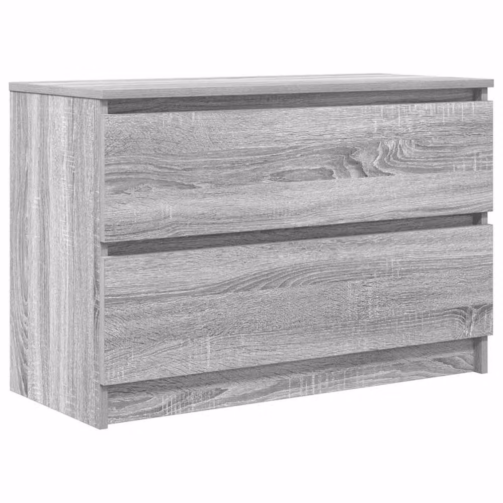 Berkfield Home Grey Sonoma TV Cabinet in Engineered Wood, W/D/H: 80 x 35 x 54 cm – 2