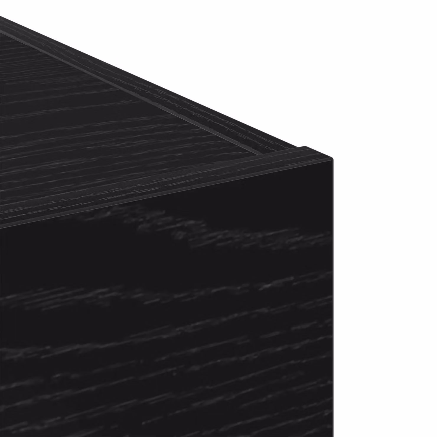 Berkfield Home Black Oak Sideboard, W/D/H: 93 x 30 x 42.5 cm – 3