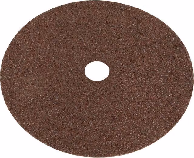 Loops 25 Pack 175mm Fibre Backed Sanding Discs, 24 Grit Aluminium Oxide Round Sheets for Orbital Sanders