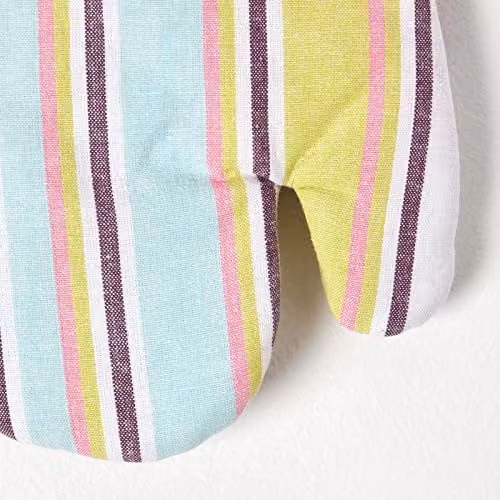 Homescapes Purple Cotton Oven Glove