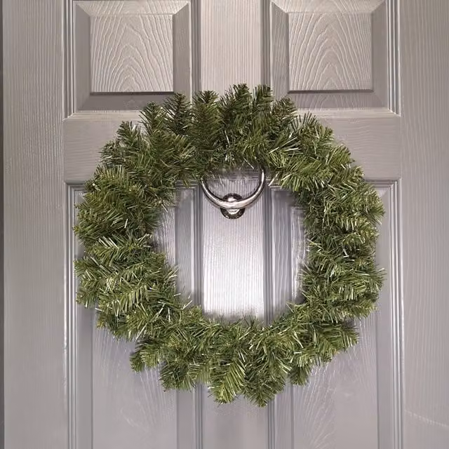 Kaemingk Plain Green Artificial Imperial Pine Christmas Wreath, Diameter: 50 cm