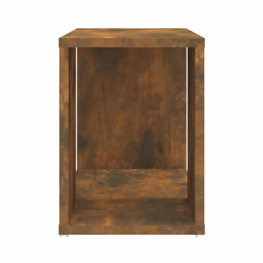 Berkfield Home Smoked Oak TV Cabinet in Brown, W/D/H: 60 x 24 x 32 cm – 4