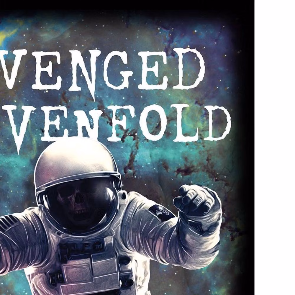 Avenged Sevenfold The Stage Multicolour Textile Graphic Poster in Black – 2