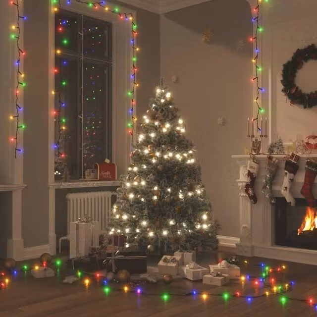 Berkfield Home Multicolour LED Light String with 400 LEDs and 8 Light Effects, 40m – 1