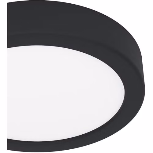 Loops Minimalist Square LED Ceiling Light in Black or White, Dimmable with Bulb Included – 3