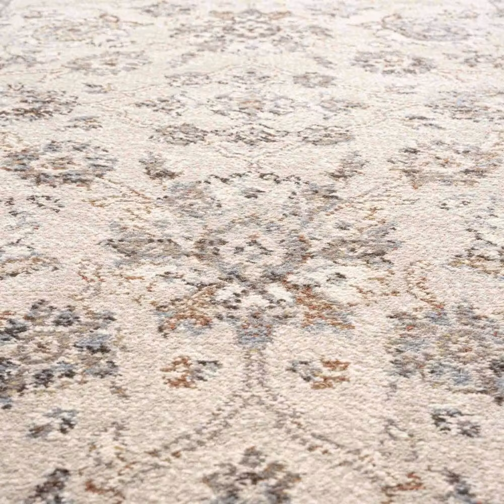 The Rug Shop UK Brown and Grey Floral Traditional Easy Care Area Rug W: 160 cm, L: 230 cm – 2