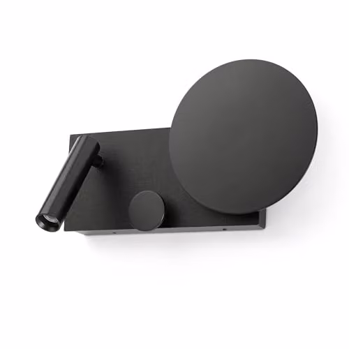 Netlighting Klee Right LED Wall Reading Light in Textured Black 2700K – 2