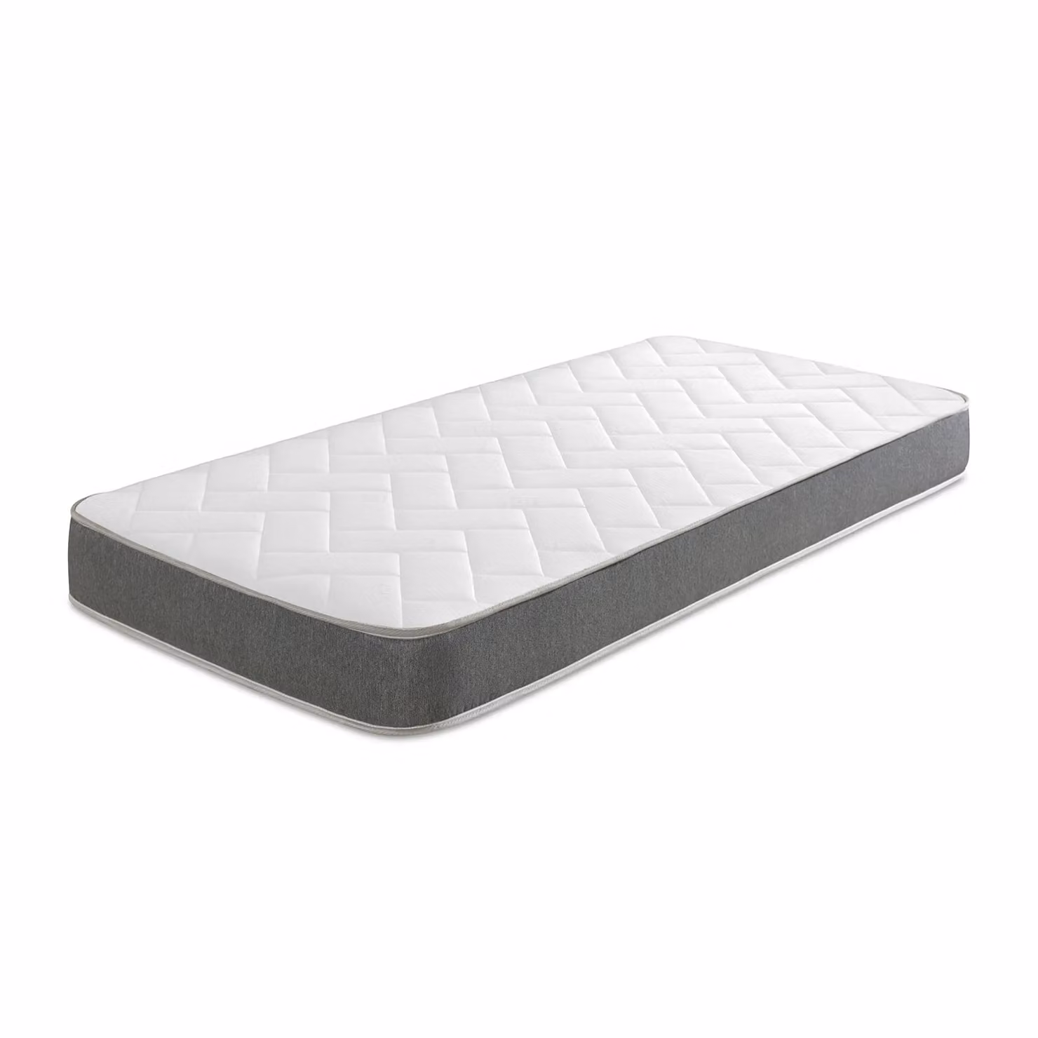 Starlight Beds Cube Memory Foam Hybrid Spring Mattress in Grey, W/D/H: 90 x 190 cm – 1
