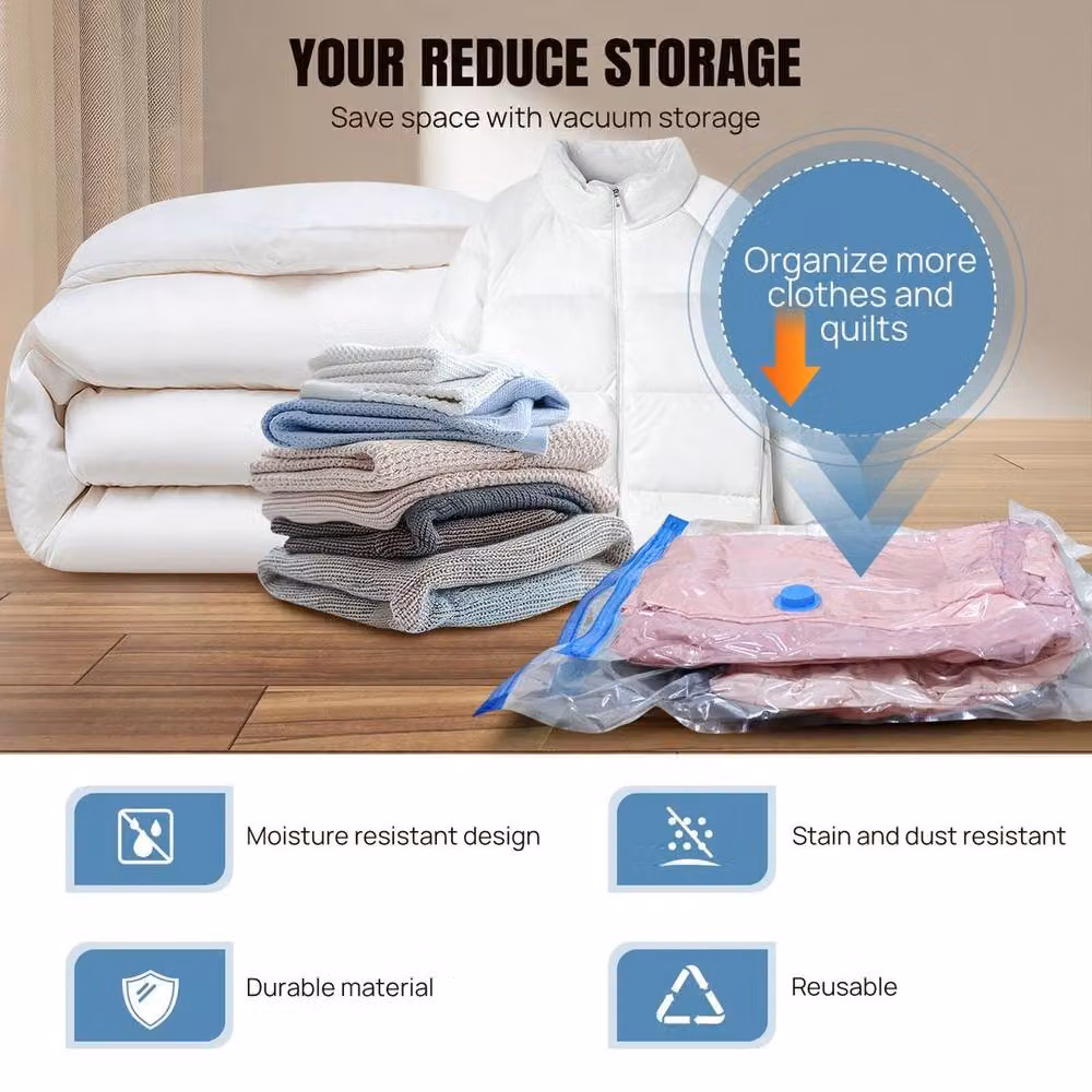 PAWNORA Vacuum Storage Bags with Hand and Electric Pump in Blue – 3