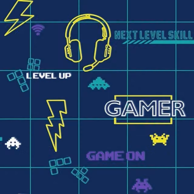 Holden Décor Navy Blue Geometric Gamer Wallpaper Roll