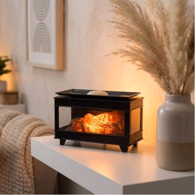 Garden Greatness Nova Rustic Brown Log Aroma Burner – 3