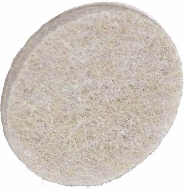 Securit Round Felt Furniture Pads, Pack of 4, Beige