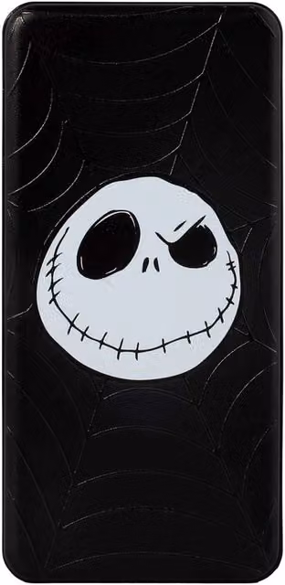 Disney Nightmare Before Christmas 10000mAh Power Bank with Classic Jack Web Design in Black by Quest